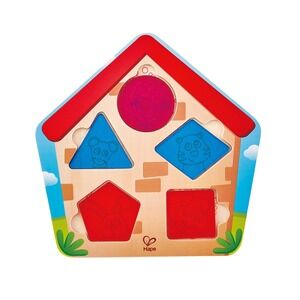 Hape Who's in The House Wooden Jigsaw Puzzle Game, Multicolor, 15-25 Pieces